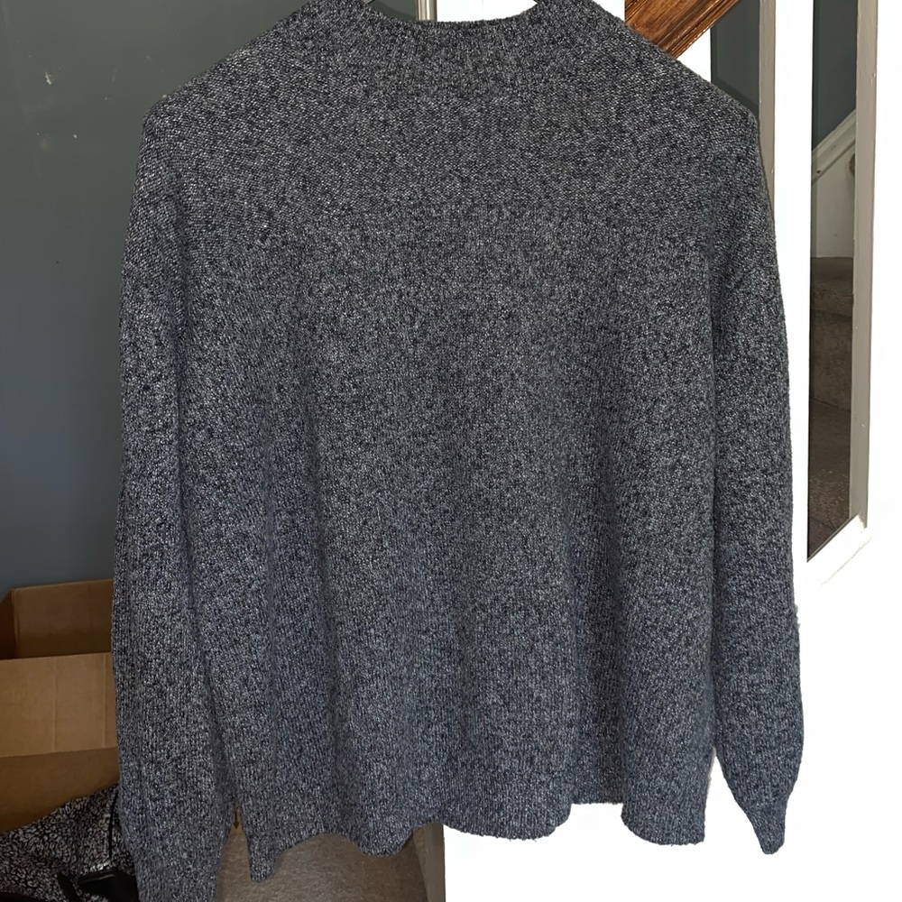 Dark gray knit sweater
